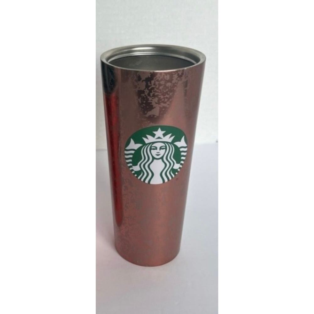 NEW Starbucks Tumbler 16 fl oz Gold NO Lid‎